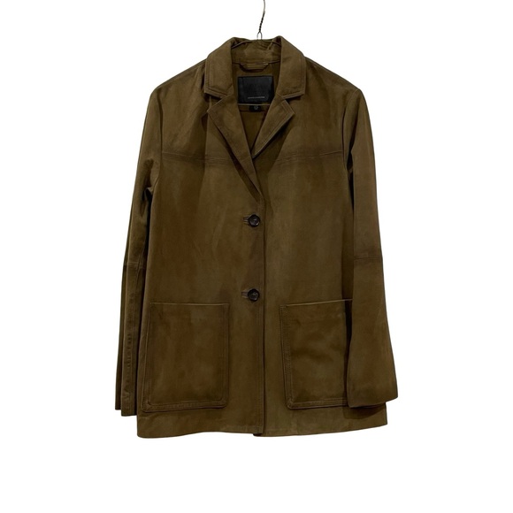 Zara Brown Suede Jacket - Picture 4 of 10